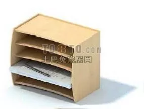 Office Data Rack Furniture 3d model