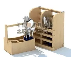 Kitchen Accessories Stand 3d model
