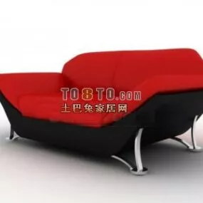 Single Sofabed 3d model