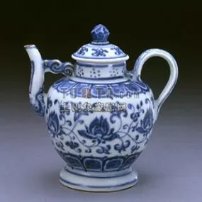 Blue Chinese Porcelain 3d model