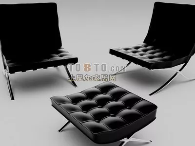 Sofa Gentry Two Seats 3d model