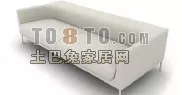 Two Sofa Fabric Texture 3d model