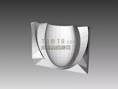 Decorative Windows Plaster Ornament 3d model