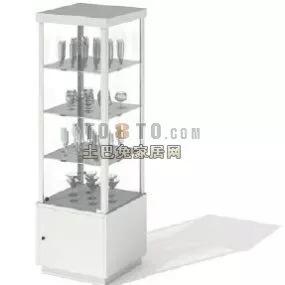 Jewelry Counter Cabinet 3d model