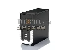 Black Pc Computer 3d model