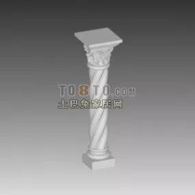 Construction Column Greek Style 3d model