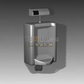 Toilet Urinal With Automatic Sensor 3d model
