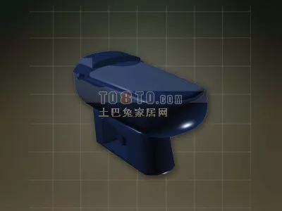Simple Toilet Sanitary 3d model