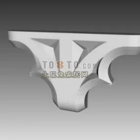 European Building Component Head Column 3d model