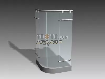 Shower Base With Drain 3d model