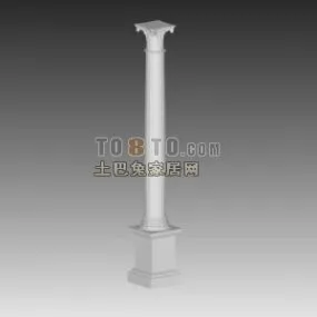 European Greek Column 3d model