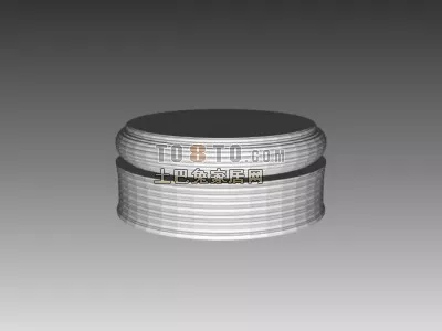 European Square Column 3d model