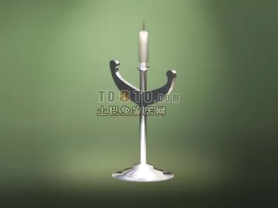 Table Lamp Flower Shape Stand 3d model
