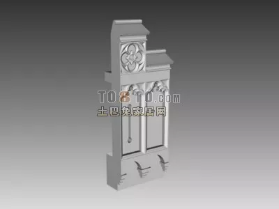 Twist Body Column 3d model