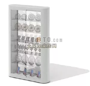 Jewelry Counter Shelf 3d model Jewelry Counter Shelf 3d model