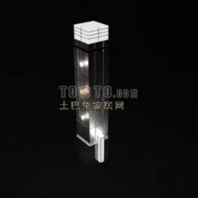 Garden Pillar Column 3d model