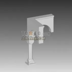 Construction Wall Column Component 3d model