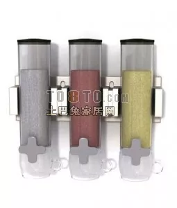 Glass Wine Bottle With Label 3d model