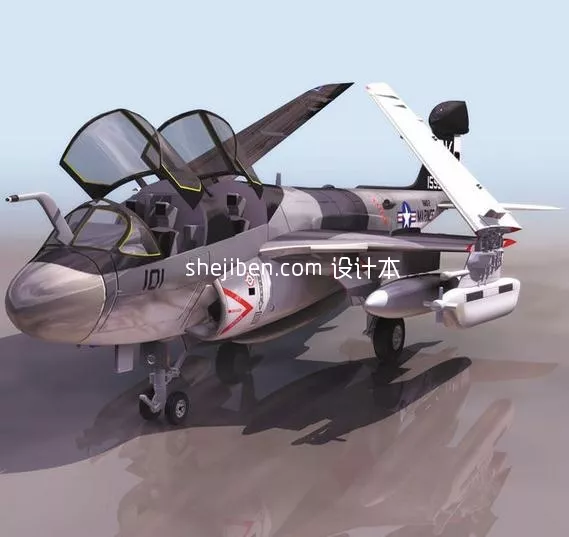 European Aircraft Fighter With Collapsed Wing 3d model European Aircraft Fighter With Collapsed Wing 3d model