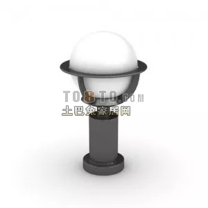 Industrial Pendant Lamp Hanging From Ceiling 3d model