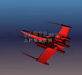 Concept Space Aircraft 3d model
