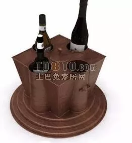 Tableware Wine Bottle Holder 3d model