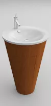 Unique Washbasin Modern Style Coneshape 3d model
