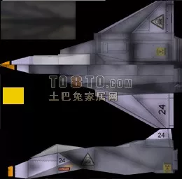 Bomber Aircraft Fighter Modern Style 3d model