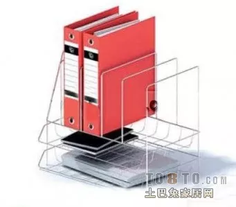 Office Supplies Transparent File Holder 3d model Office Supplies Transparent File Holder 3d model