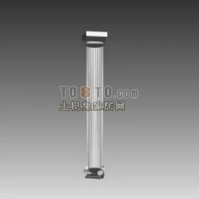 European Greek Column Component 3d model