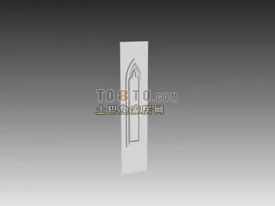 Aluminum Window Frame 3d model