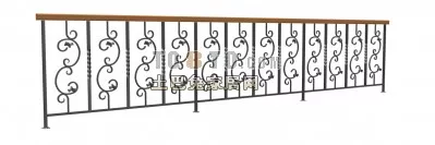Railing Steel Pattern Handrail 3d model Railing Steel Pattern Handrail 3d model