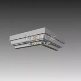 Construction Column Head Decoration 3d model