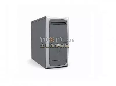 General Pc Computer Case Grey Color 3d model General Pc Computer Case Grey Color 3d model