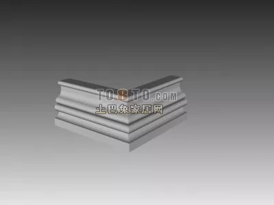 Concrete Column Cylinder Shape 3d model