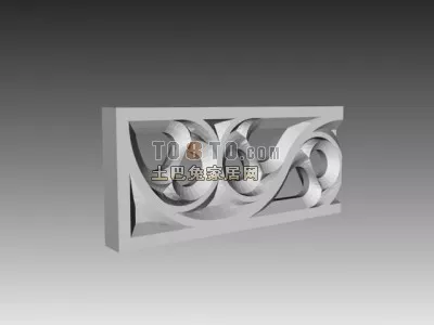 Couple Of Painting Frame Hanging Furniture 3d model