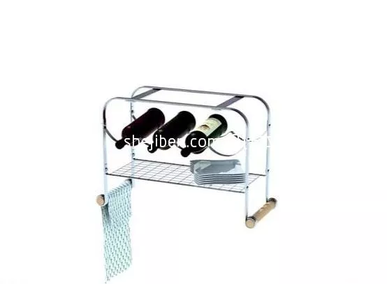 Gym Equipment Rack With Barbell Weights 3d model