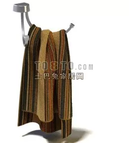 Bathroom Color Towels 3d model Bathroom Color Towels 3d model