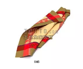 Towel With Pattern 3d model