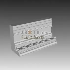 Carved Molding Decoration Part 3d model