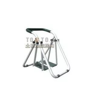 Indoor Fitness Equipment Foldable Chair 3d model