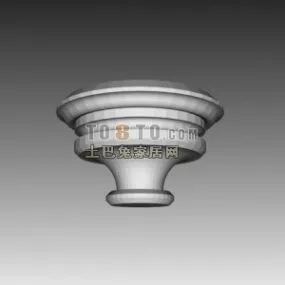 Construction Column Head 3d model