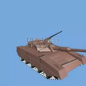 European Weapon Tank Concept 3d model