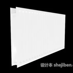 Heating Equipment Aluminum Blade 3d model