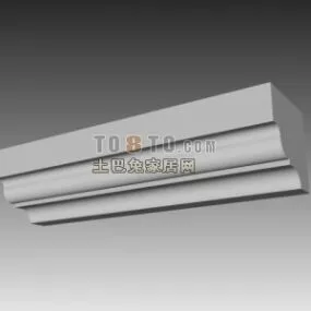 Ceiling Molding Vintage Shape 3d model