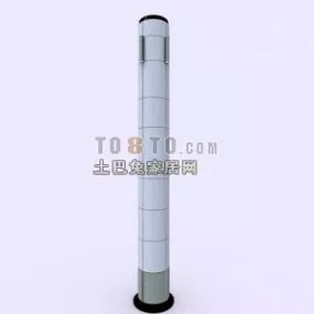Steel Cylinder Column 3d model
