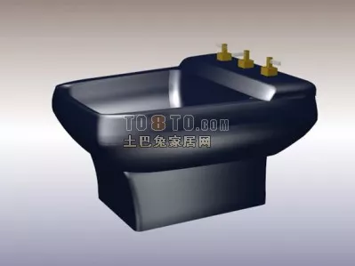 Simple Bidet 3d model