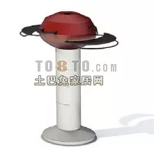 Park Public Fitness Equipment 3d model