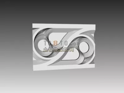 Ceiling Corner Triangle Shape 3d model