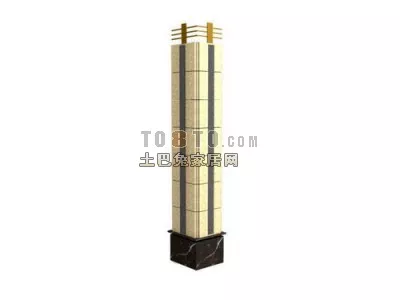 Square Pillar Modern Column Decoration 3d model Square Pillar Modern Column Decoration 3d model